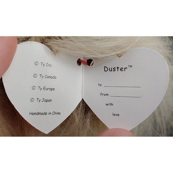 Ty Beanie Baby Classic Duster The Dog 11" Plush Lhasa Apso Vintage NWT 1999 - Picture 8 of 8